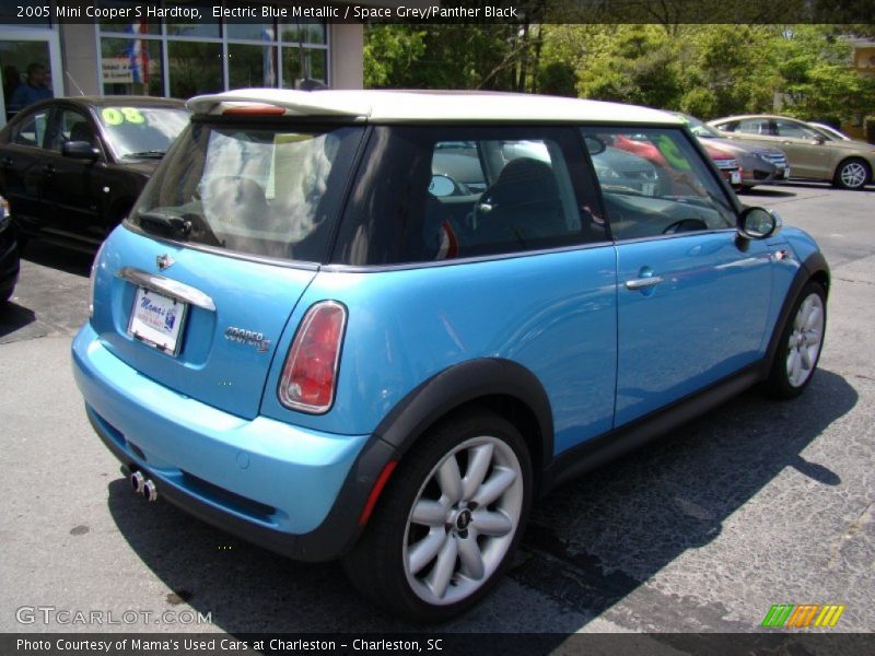 Electric Blue Metallic / Space Grey/Panther Black 2005 Mini Cooper S Hardtop