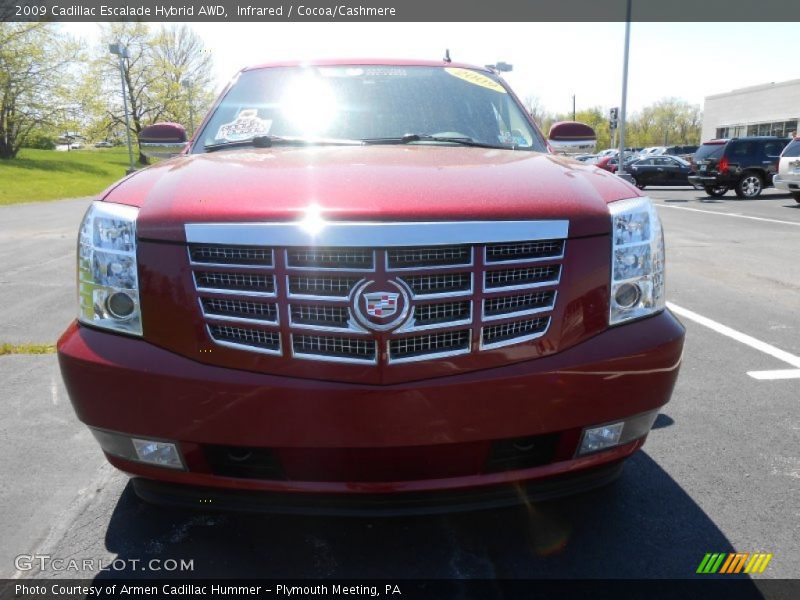 Infrared / Cocoa/Cashmere 2009 Cadillac Escalade Hybrid AWD