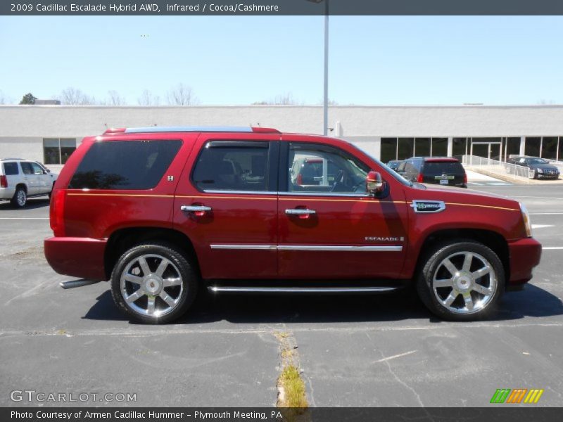 Infrared / Cocoa/Cashmere 2009 Cadillac Escalade Hybrid AWD