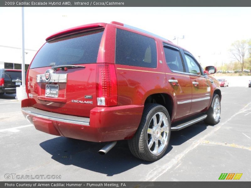 Infrared / Cocoa/Cashmere 2009 Cadillac Escalade Hybrid AWD