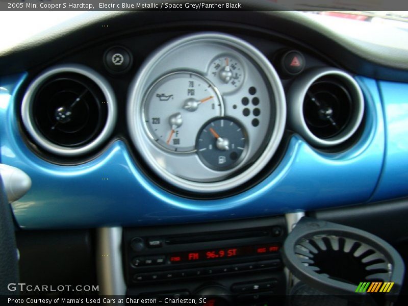 Electric Blue Metallic / Space Grey/Panther Black 2005 Mini Cooper S Hardtop