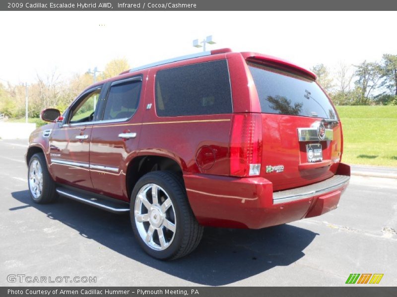 Infrared / Cocoa/Cashmere 2009 Cadillac Escalade Hybrid AWD