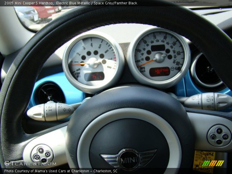 Electric Blue Metallic / Space Grey/Panther Black 2005 Mini Cooper S Hardtop