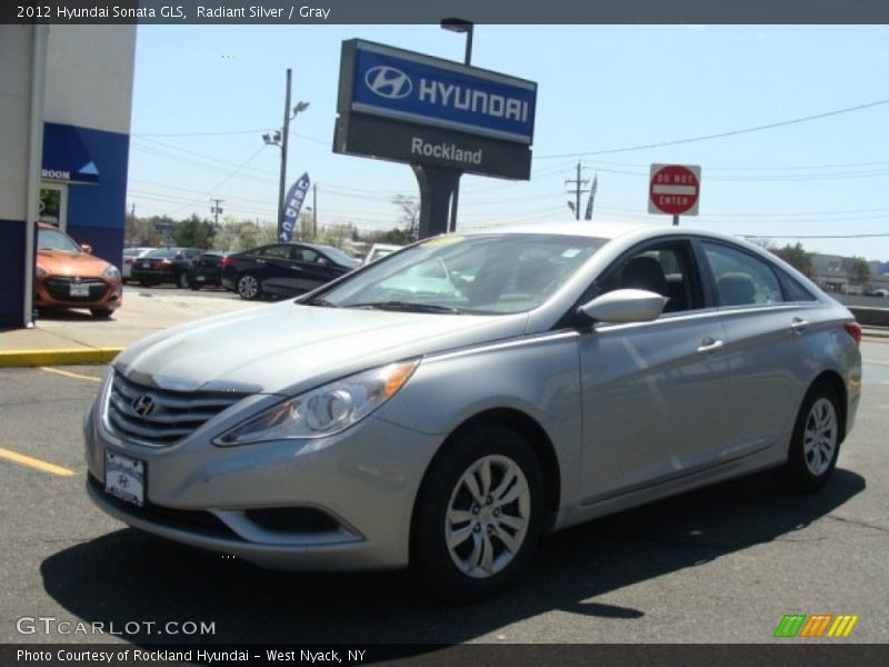 Radiant Silver / Gray 2012 Hyundai Sonata GLS