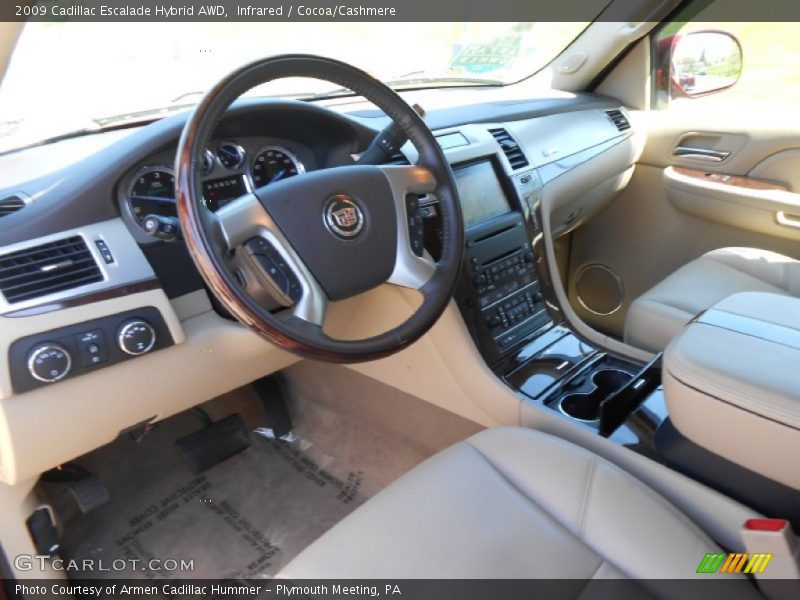 Infrared / Cocoa/Cashmere 2009 Cadillac Escalade Hybrid AWD