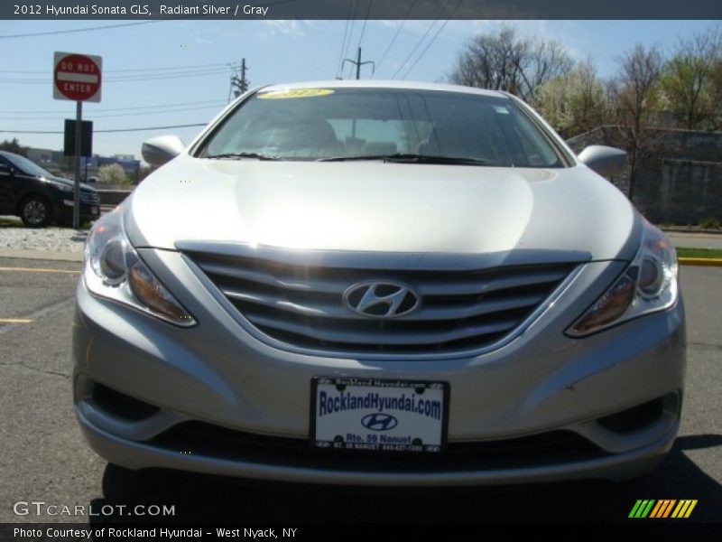 Radiant Silver / Gray 2012 Hyundai Sonata GLS