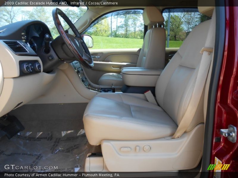 Infrared / Cocoa/Cashmere 2009 Cadillac Escalade Hybrid AWD