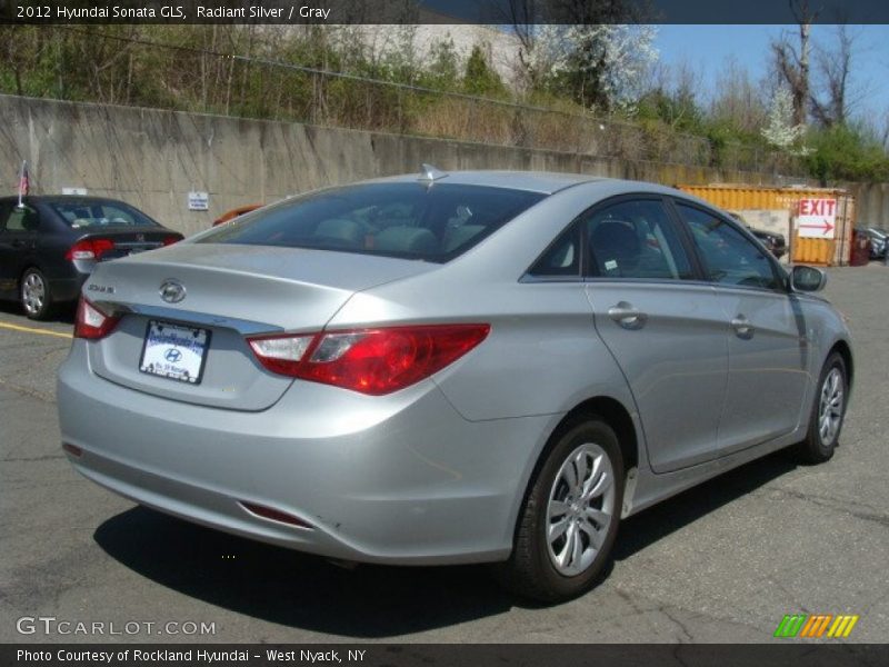 Radiant Silver / Gray 2012 Hyundai Sonata GLS
