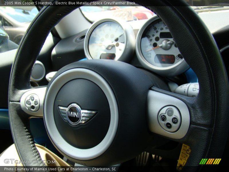 Electric Blue Metallic / Space Grey/Panther Black 2005 Mini Cooper S Hardtop