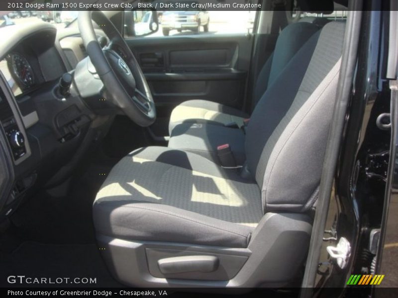 Black / Dark Slate Gray/Medium Graystone 2012 Dodge Ram 1500 Express Crew Cab