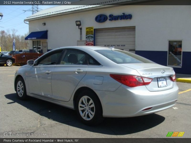 Radiant Silver / Gray 2012 Hyundai Sonata GLS