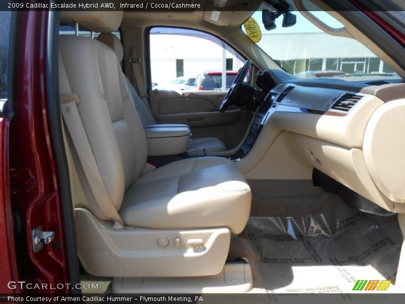 Infrared / Cocoa/Cashmere 2009 Cadillac Escalade Hybrid AWD