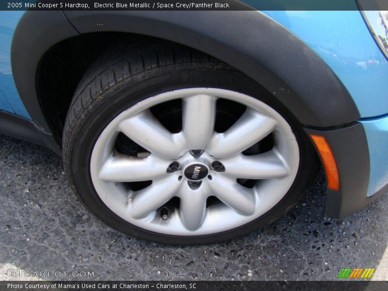 Electric Blue Metallic / Space Grey/Panther Black 2005 Mini Cooper S Hardtop