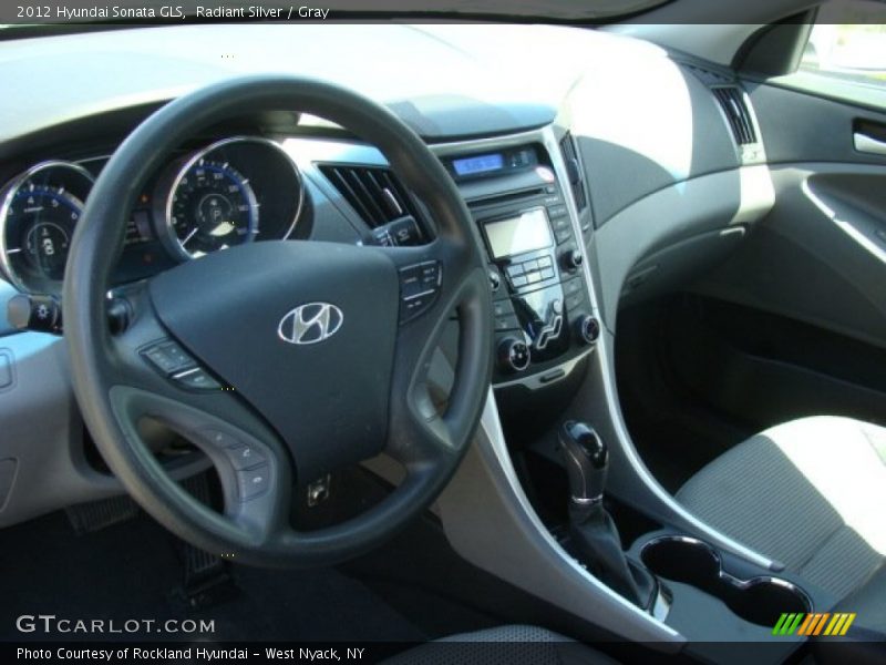 Radiant Silver / Gray 2012 Hyundai Sonata GLS