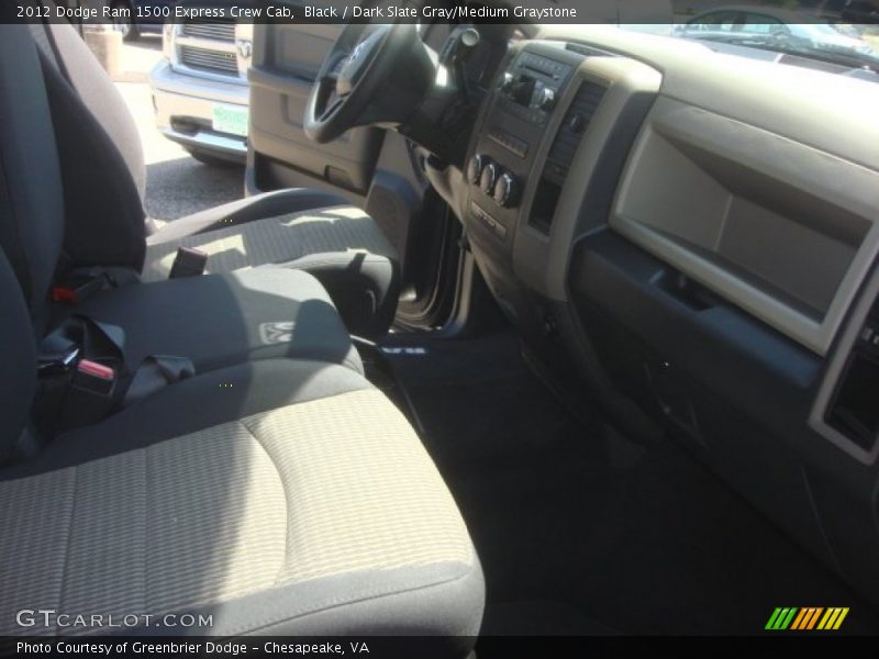 Black / Dark Slate Gray/Medium Graystone 2012 Dodge Ram 1500 Express Crew Cab