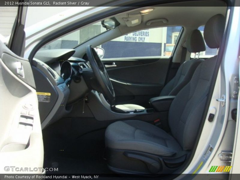 Radiant Silver / Gray 2012 Hyundai Sonata GLS