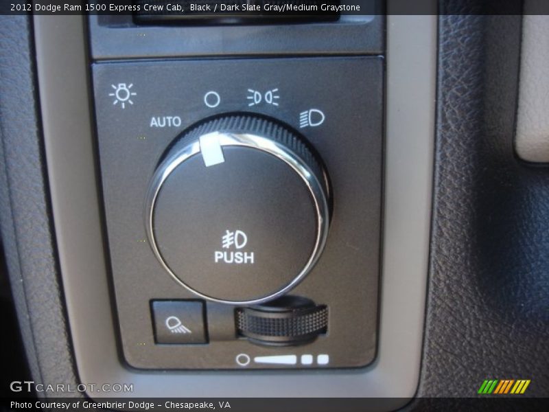 Black / Dark Slate Gray/Medium Graystone 2012 Dodge Ram 1500 Express Crew Cab