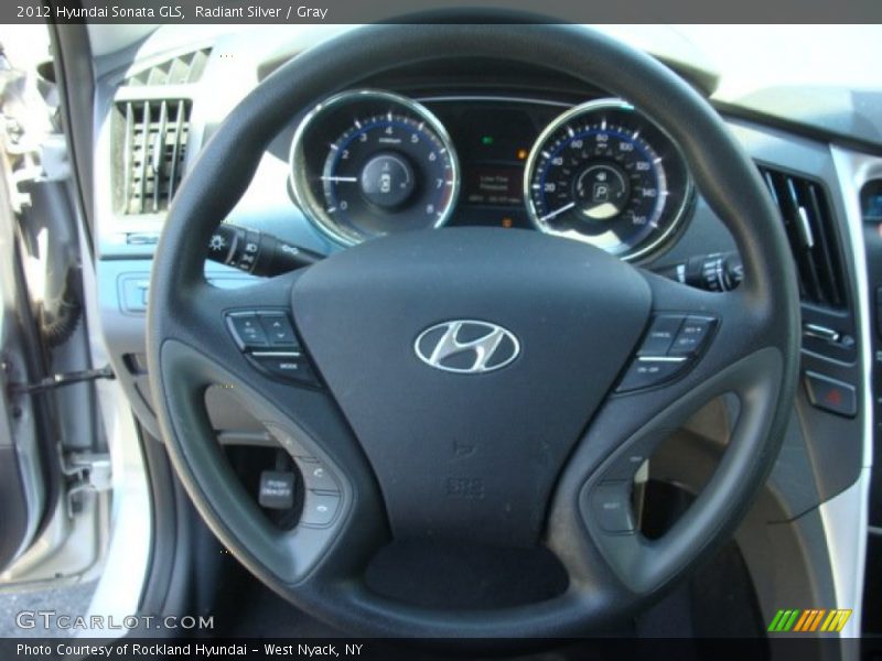 Radiant Silver / Gray 2012 Hyundai Sonata GLS