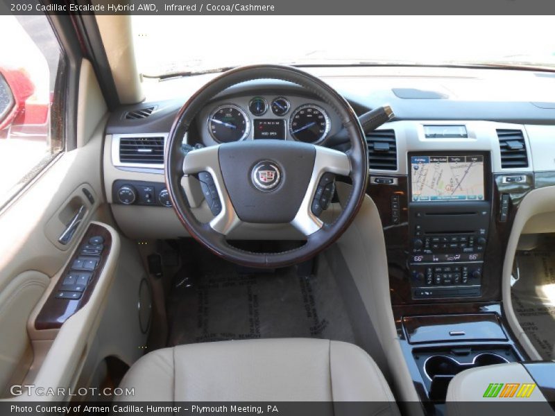Infrared / Cocoa/Cashmere 2009 Cadillac Escalade Hybrid AWD