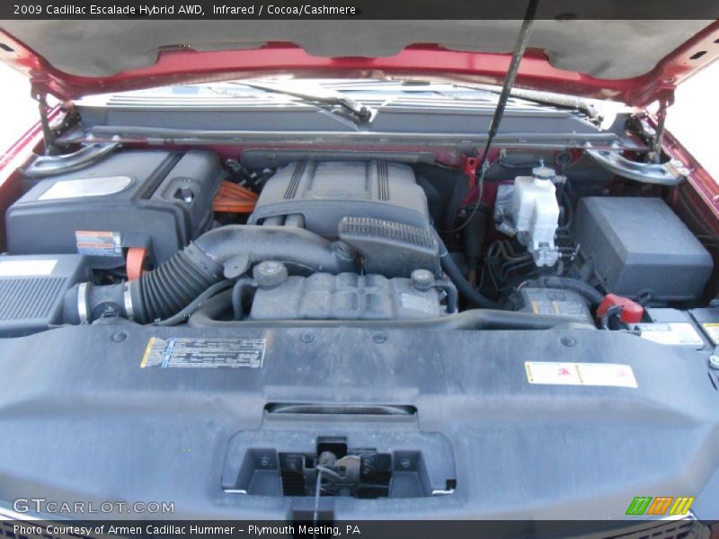 Infrared / Cocoa/Cashmere 2009 Cadillac Escalade Hybrid AWD