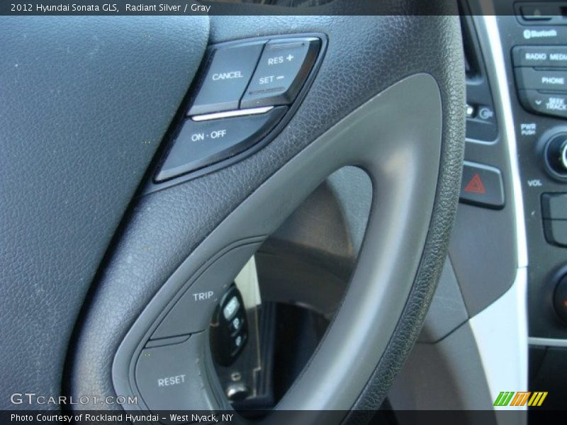 Radiant Silver / Gray 2012 Hyundai Sonata GLS