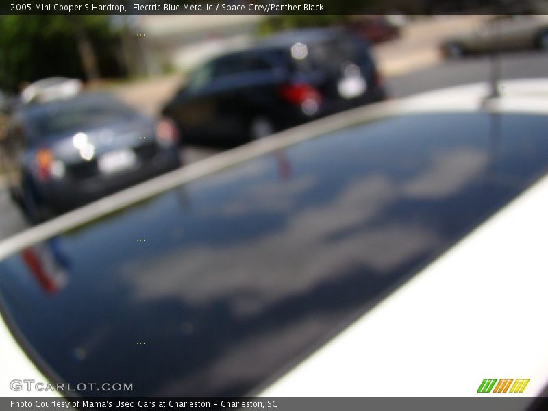 Electric Blue Metallic / Space Grey/Panther Black 2005 Mini Cooper S Hardtop