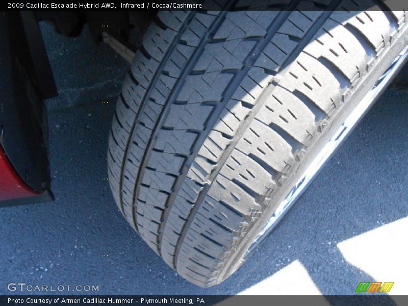 Infrared / Cocoa/Cashmere 2009 Cadillac Escalade Hybrid AWD