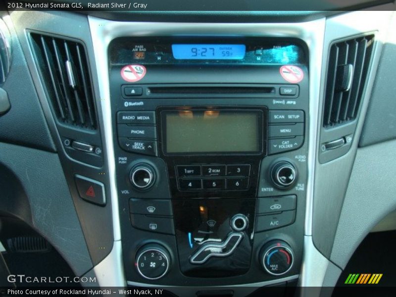 Radiant Silver / Gray 2012 Hyundai Sonata GLS