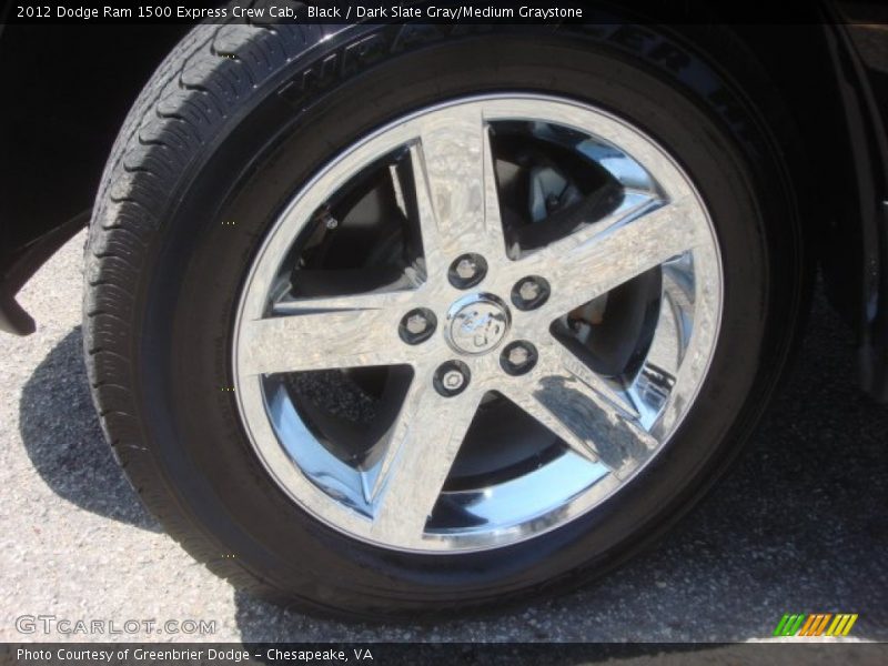 Black / Dark Slate Gray/Medium Graystone 2012 Dodge Ram 1500 Express Crew Cab