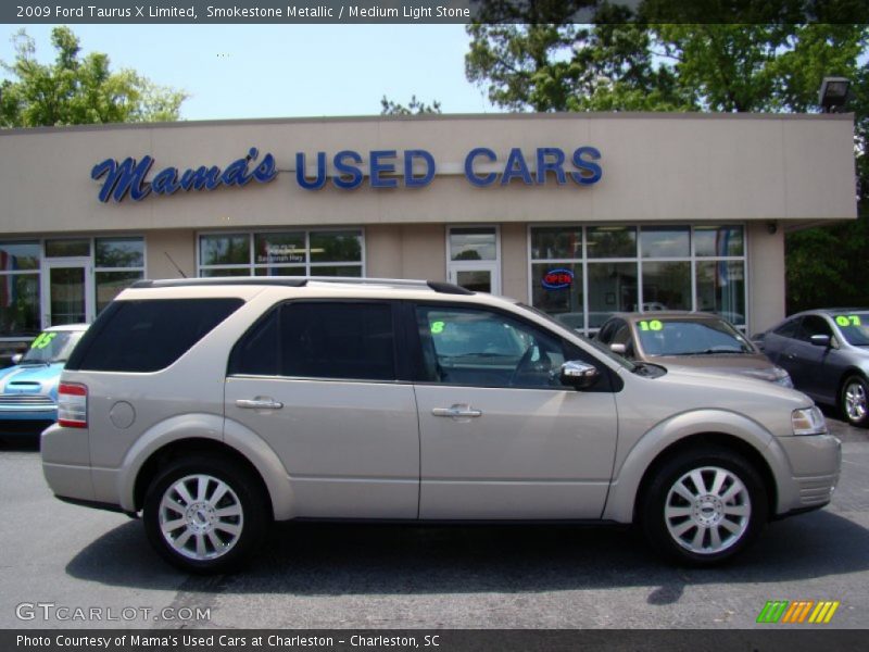 Smokestone Metallic / Medium Light Stone 2009 Ford Taurus X Limited