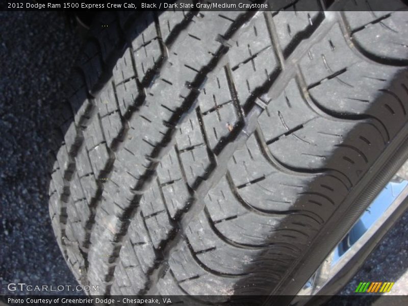 Black / Dark Slate Gray/Medium Graystone 2012 Dodge Ram 1500 Express Crew Cab