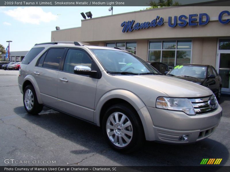 Smokestone Metallic / Medium Light Stone 2009 Ford Taurus X Limited