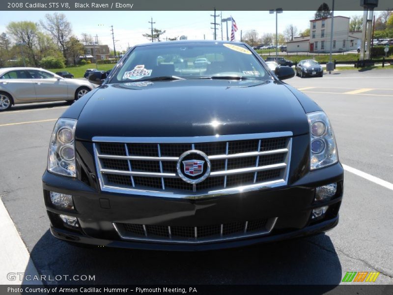 Black Raven / Ebony 2008 Cadillac STS V8