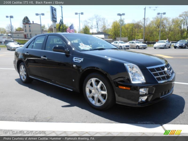 Black Raven / Ebony 2008 Cadillac STS V8