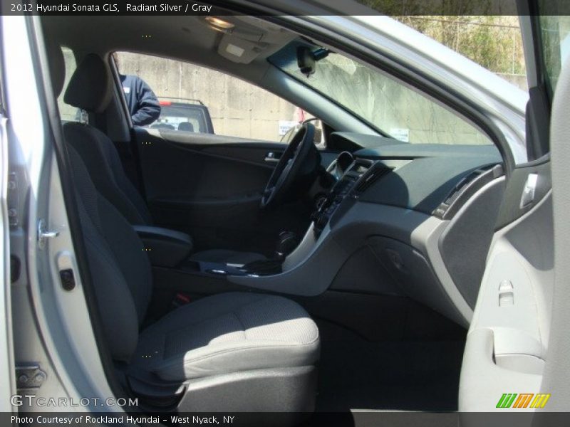 Radiant Silver / Gray 2012 Hyundai Sonata GLS