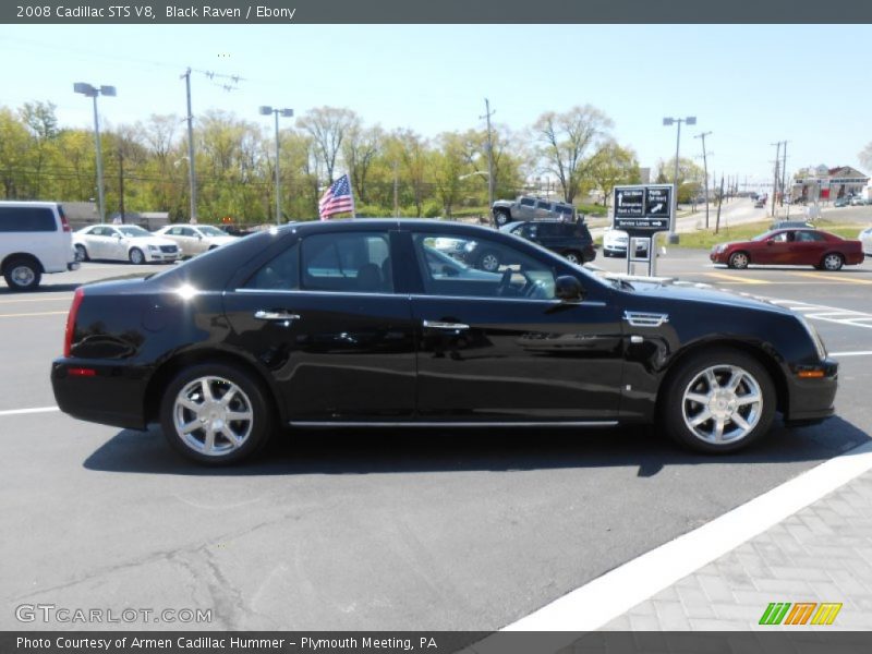 Black Raven / Ebony 2008 Cadillac STS V8