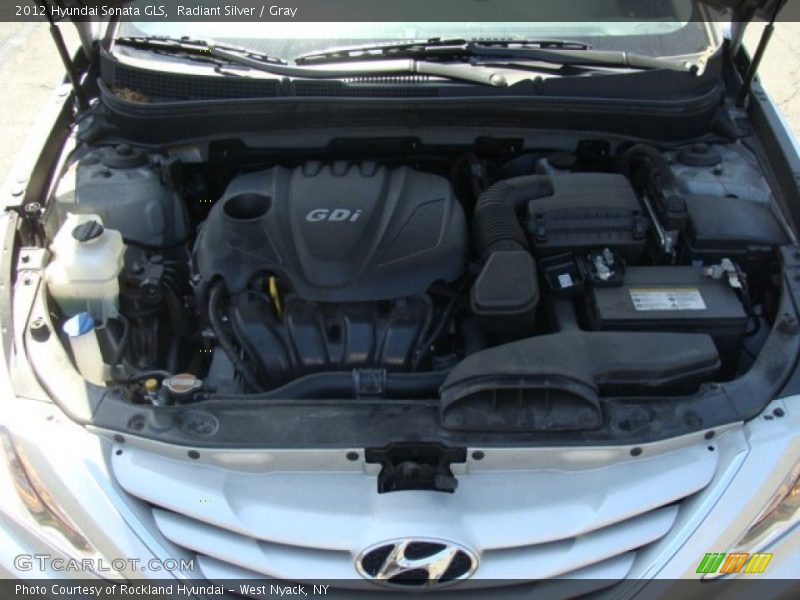 Radiant Silver / Gray 2012 Hyundai Sonata GLS