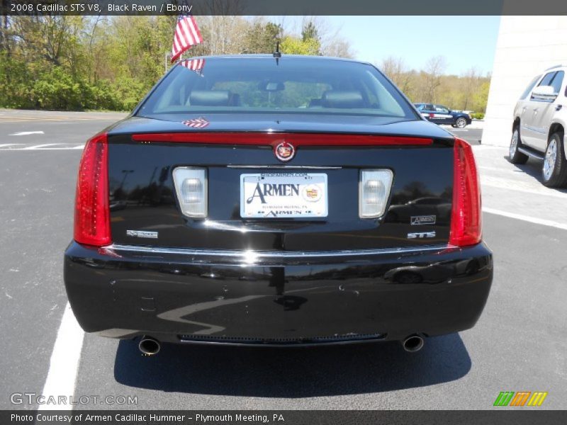 Black Raven / Ebony 2008 Cadillac STS V8