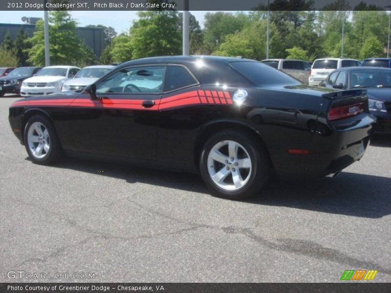 Pitch Black / Dark Slate Gray 2012 Dodge Challenger SXT