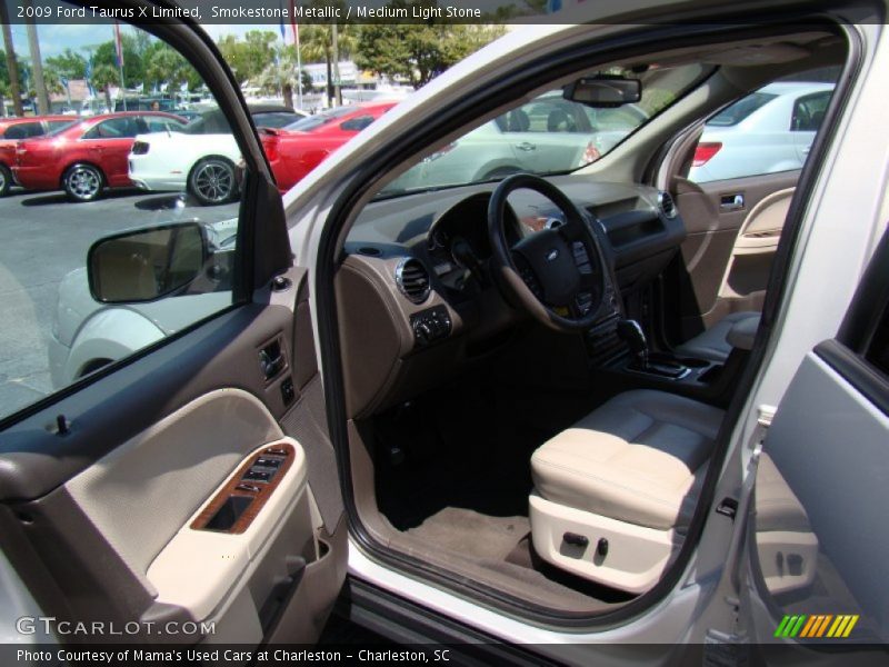 Smokestone Metallic / Medium Light Stone 2009 Ford Taurus X Limited