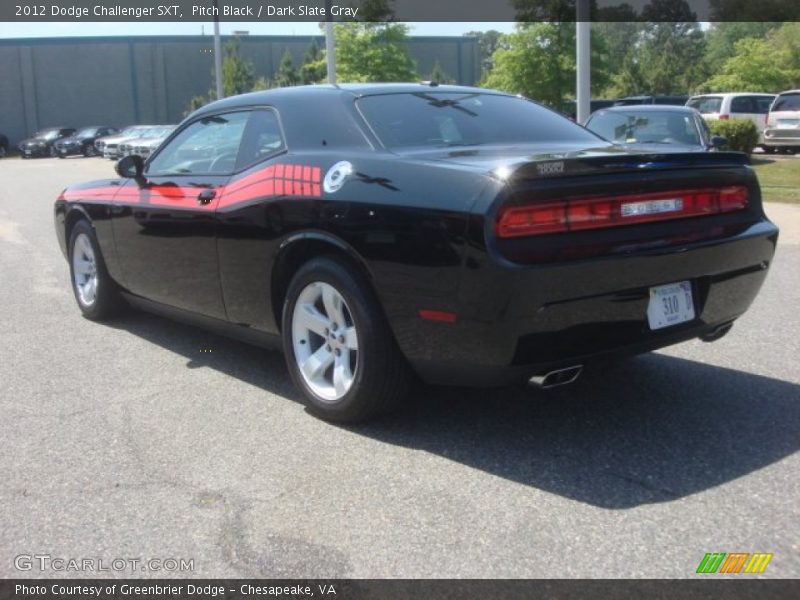 Pitch Black / Dark Slate Gray 2012 Dodge Challenger SXT