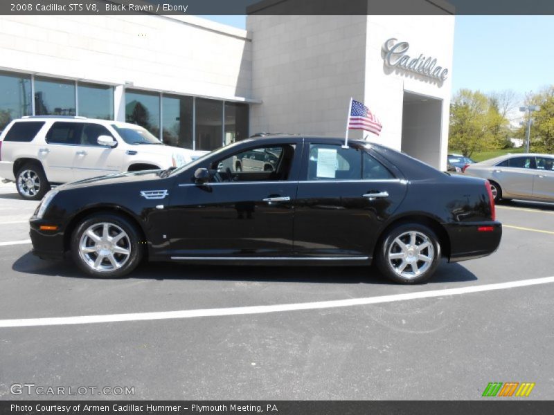 Black Raven / Ebony 2008 Cadillac STS V8