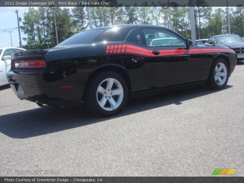 Pitch Black / Dark Slate Gray 2012 Dodge Challenger SXT