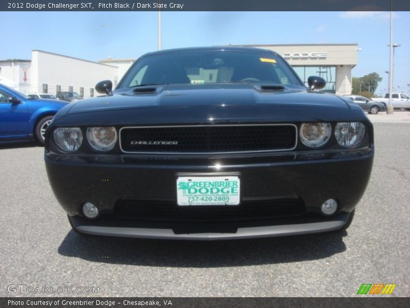 Pitch Black / Dark Slate Gray 2012 Dodge Challenger SXT