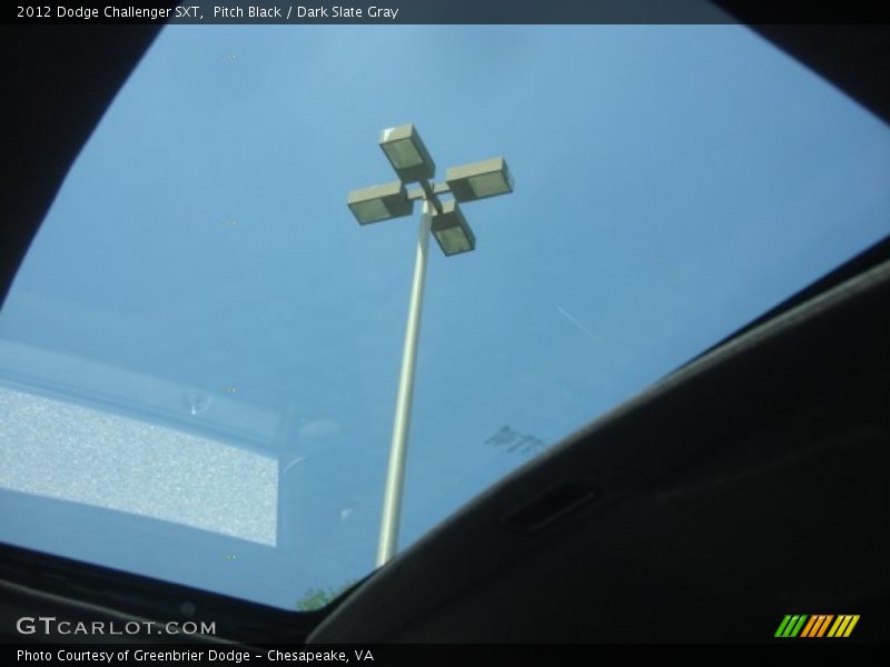 Pitch Black / Dark Slate Gray 2012 Dodge Challenger SXT