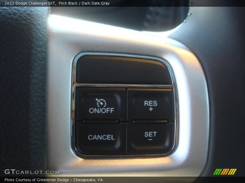 Pitch Black / Dark Slate Gray 2012 Dodge Challenger SXT