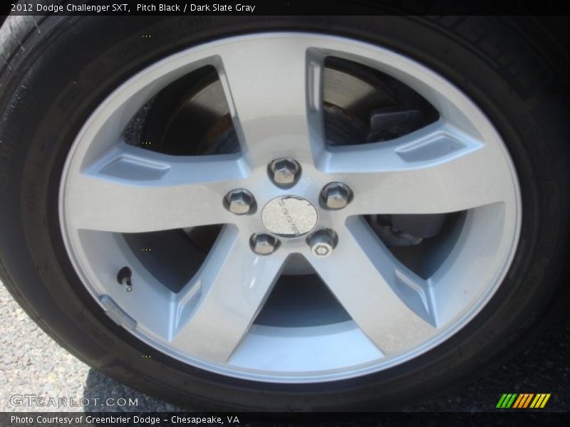 Pitch Black / Dark Slate Gray 2012 Dodge Challenger SXT