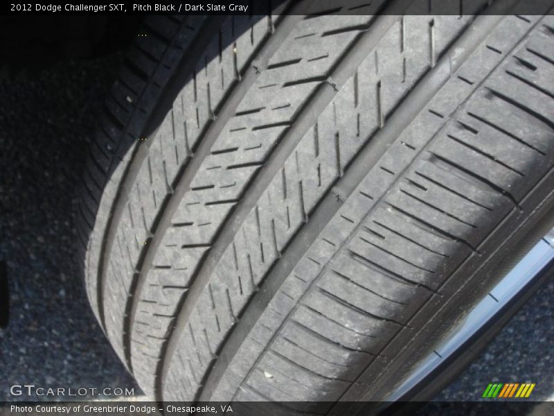 Pitch Black / Dark Slate Gray 2012 Dodge Challenger SXT