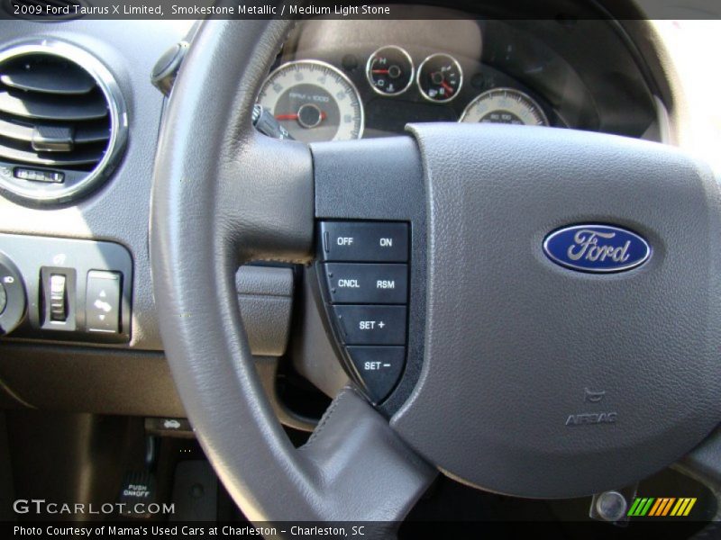Smokestone Metallic / Medium Light Stone 2009 Ford Taurus X Limited