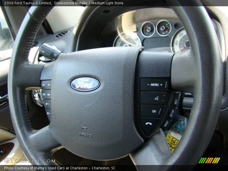 Smokestone Metallic / Medium Light Stone 2009 Ford Taurus X Limited
